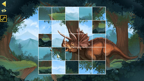 Игра Game Of Puzzles: Dinosaurs, скриншот