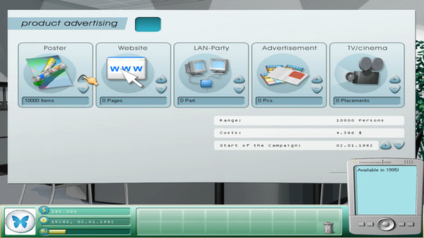 Игра Game Tycoon 1.5, скриншот