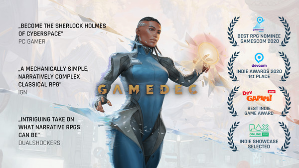 Игра Gamedec, скриншот
