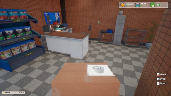 Игра Gamer Stop Simulator, скриншот