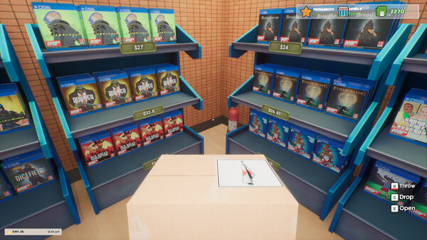 Игра Gamer Stop Simulator, скриншот