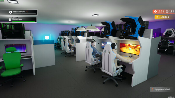 Игра Gaming Cafe Simulator, скриншот
