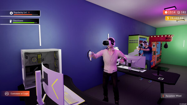 Игра Gaming Cafe Simulator, скриншот