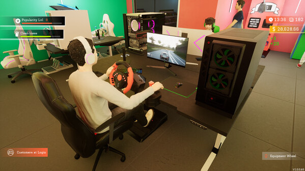Игра Gaming Cafe Simulator, скриншот