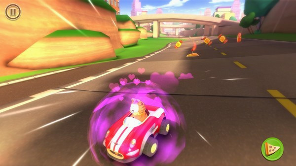 Игра Garfield Kart, скриншот