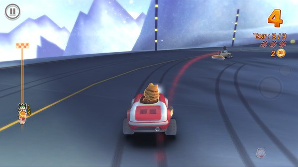 Игра Garfield Kart, скриншот