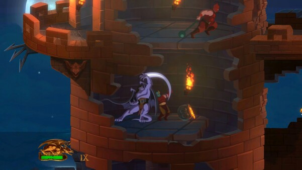 Игра Gargoyles Remastered, скриншот