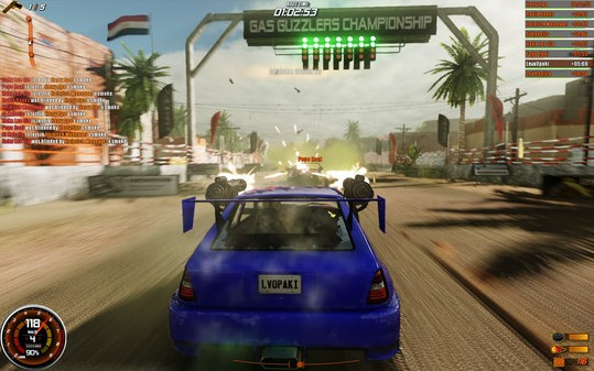 Игра Gas Guzzlers: Combat Carnage, скриншот