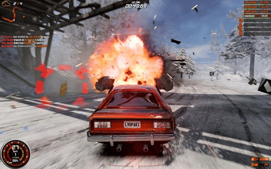 Игра Gas Guzzlers: Combat Carnage, скриншот