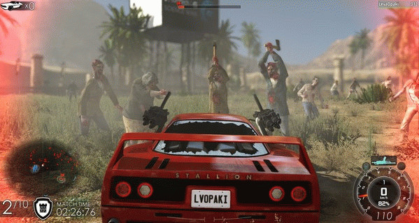 Игра Gas Guzzlers Extreme: Full Metal Zombie, скриншот
