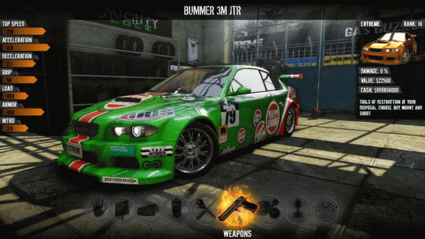 Игра Gas Guzzlers Extreme, скриншот