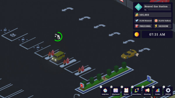 Игра Gas Station Tycoon, скриншот