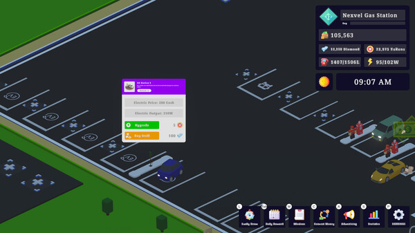 Игра Gas Station Tycoon, скриншот