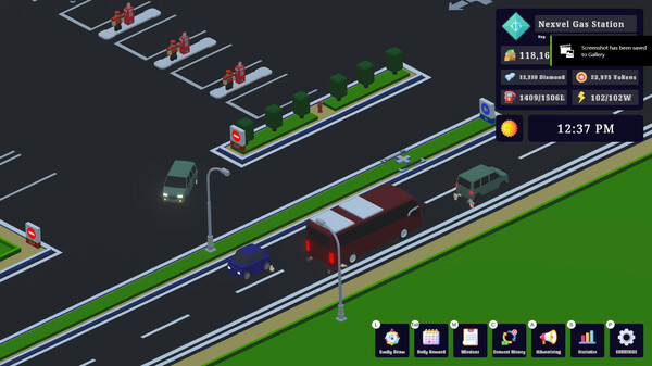 Игра Gas Station Tycoon, скриншот
