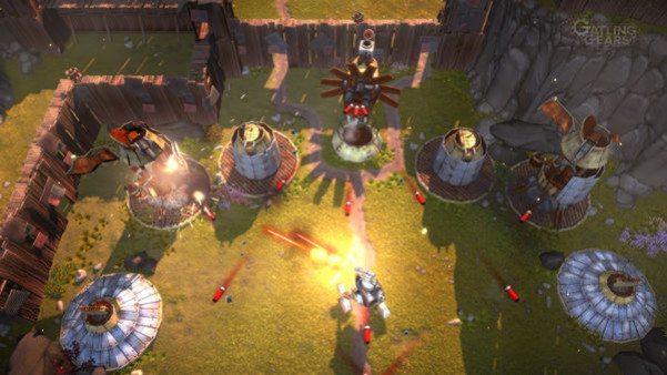 Игра Gatling Gears, скриншот