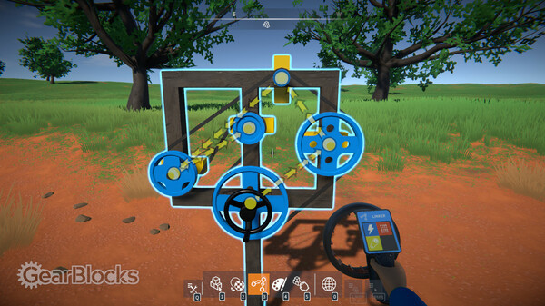 Игра GearBlocks, скриншот