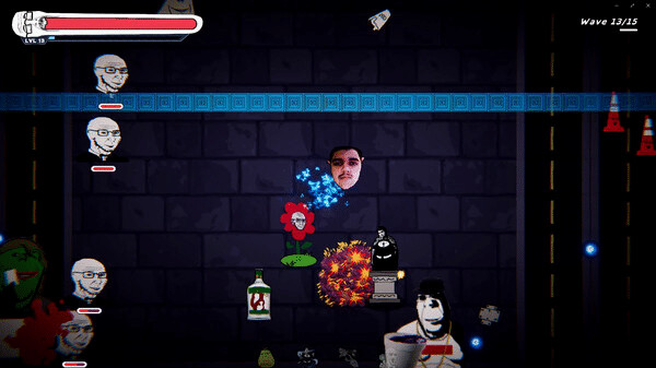 Игра Gem Defender: Soyjak Survivors, скриншот