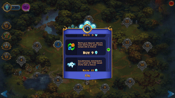 Игра Gems of Magic: Lost Family, скриншот