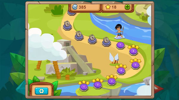 Игра Gems of the Aztecs, скриншот