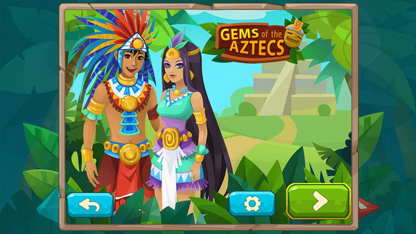 Игра Gems of the Aztecs, скриншот