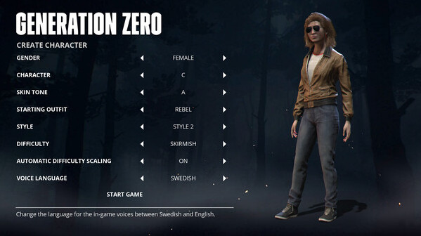 Игра Generation Zero, скриншот