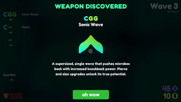 Игра Genome Guardian, скриншот