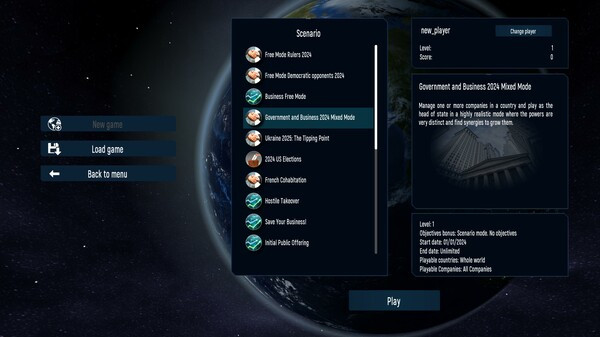 Игра Geo-Political Simulator 5, скриншот