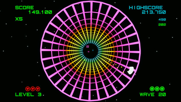 Игра Geometry Attack, скриншот