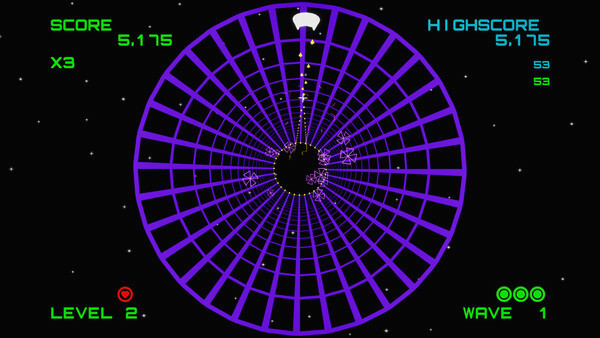 Игра Geometry Attack, скриншот