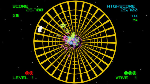Игра Geometry Attack, скриншот