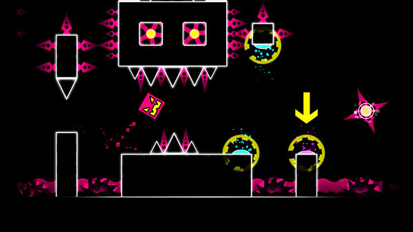 Игра Geometry Dash, скриншот