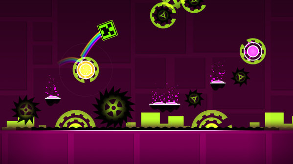 Игра Geometry Dash, скриншот