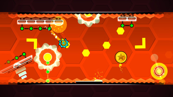 Игра Geometry Dash, скриншот