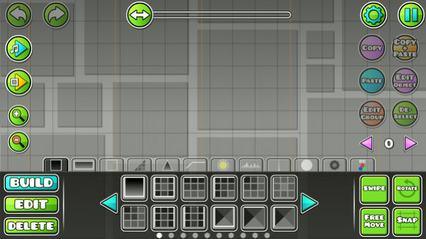 Игра Geometry Dash, скриншот