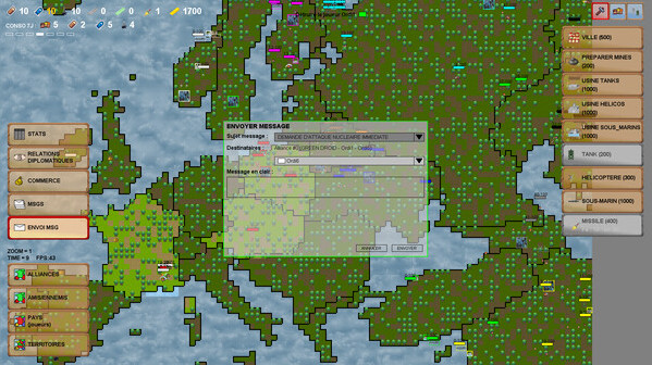 Игра GeoStrategic, скриншот