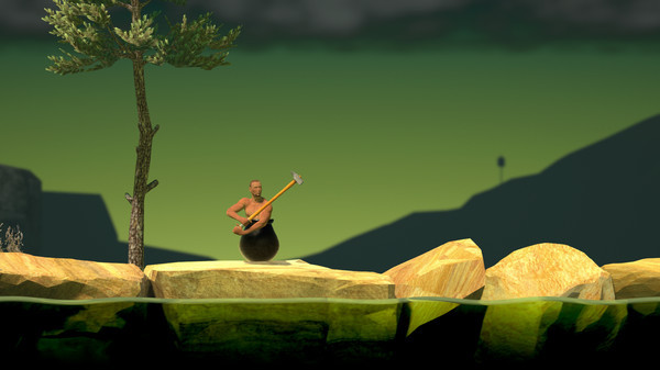 Игра Getting Over It with Bennett Foddy, скриншот
