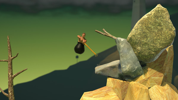 Игра Getting Over It with Bennett Foddy, скриншот
