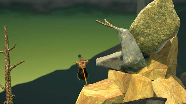 Игра Getting Over It with Bennett Foddy, скриншот