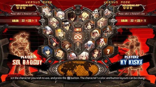 Игра GGXrdR Character Colors Pack, скриншот
