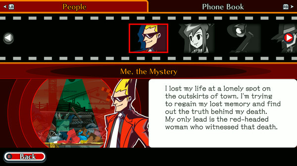 Игра Ghost Trick: Phantom Detective, скриншот