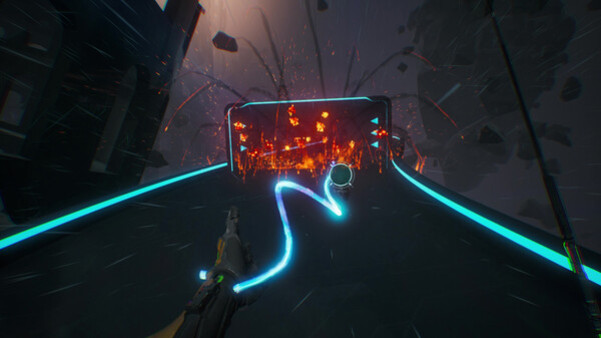 Игра Ghostrunner 2 - Endless Moto Mode, скриншот