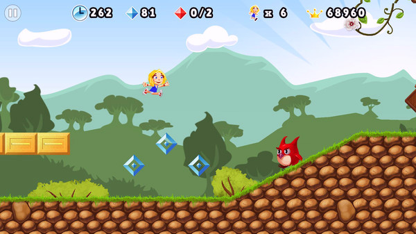 Игра Giana Sisters 2D, скриншот