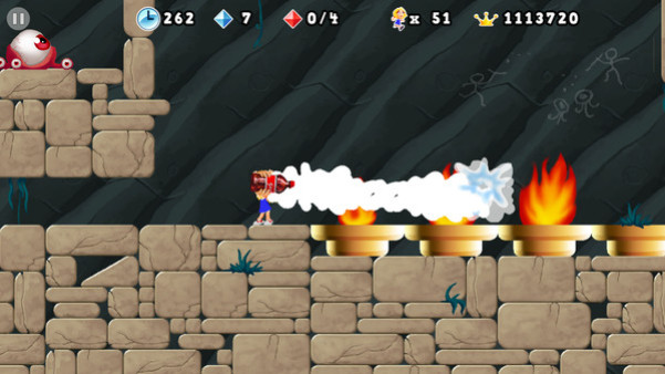 Игра Giana Sisters 2D, скриншот