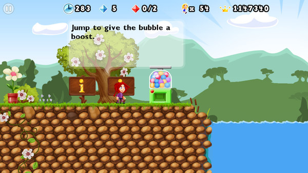 Игра Giana Sisters 2D, скриншот