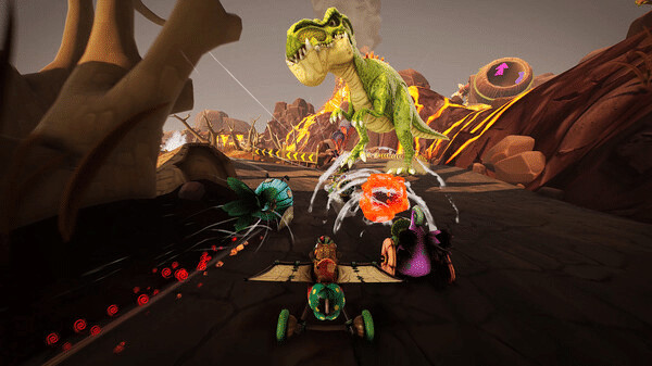 Игра Gigantosaurus: Dino Kart, скриншот