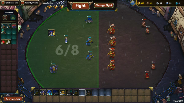 Игра Gladiator Guild Manager, скриншот