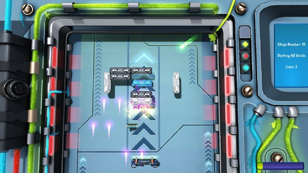 Игра Glaive: Brick Breaker, скриншот