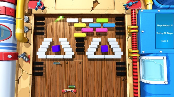 Игра Glaive: Brick Breaker, скриншот
