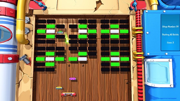 Игра Glaive: Brick Breaker, скриншот