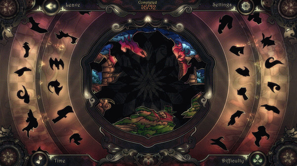 Игра Glass Masquerade 2: Illusions - Scaryfolks Puzzle Pack, скриншот